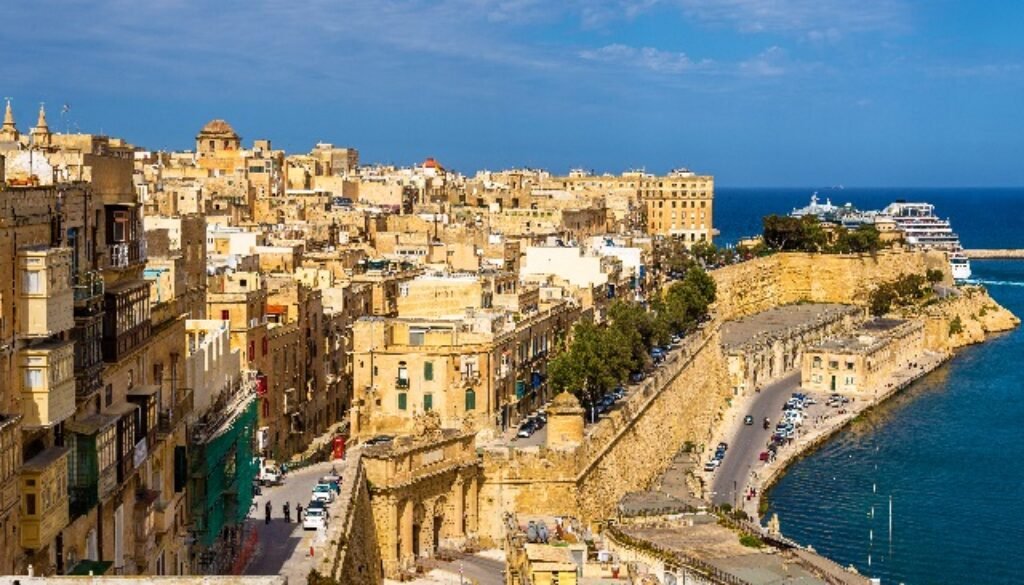 View of the historic centre of Valletta - Malta
